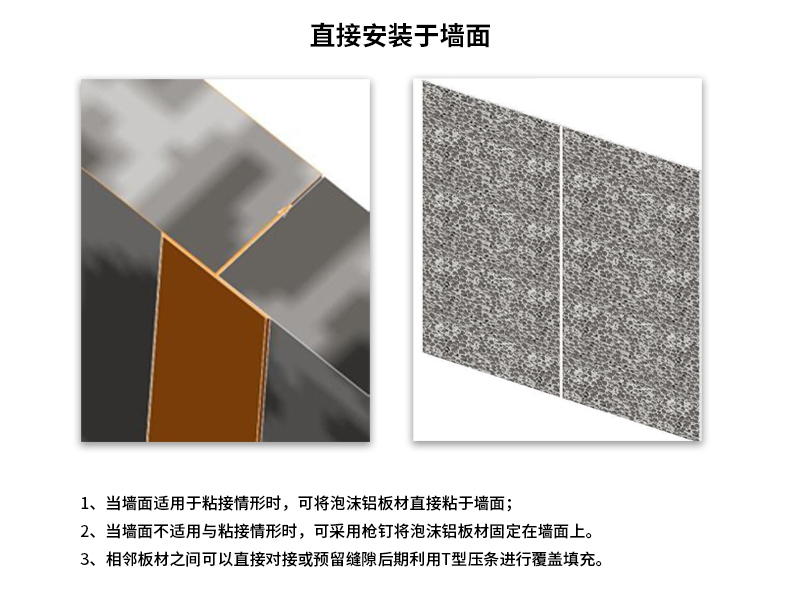 直接安裝于墻面